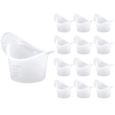 Nemocničná optika Na čistenie očí použite 8 ml 5 ml silikónový jemný pohár na umývanie očí