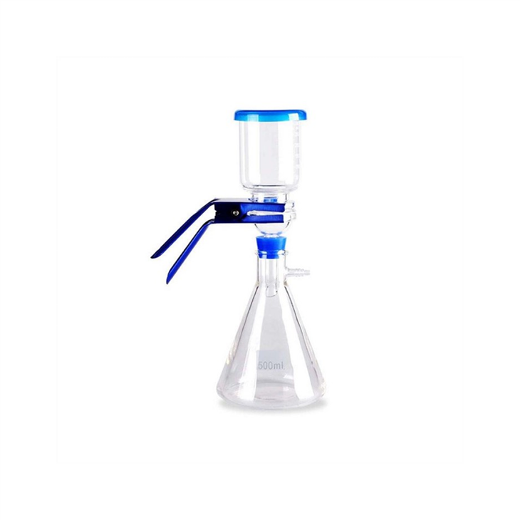 Laboratórne sklenené vákuové filtračné destilačné prístroje 500 ml filtračná banka