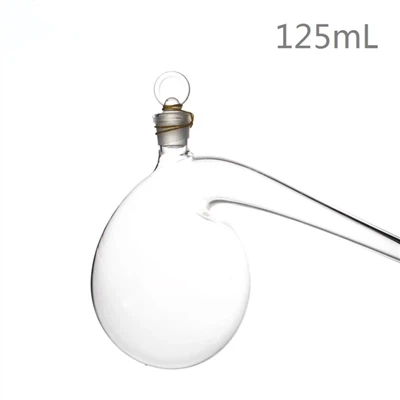Laboratory 250ml 500ml Borosilicate Glass Retort Flask With Ground-in Glass Stopper And Tube